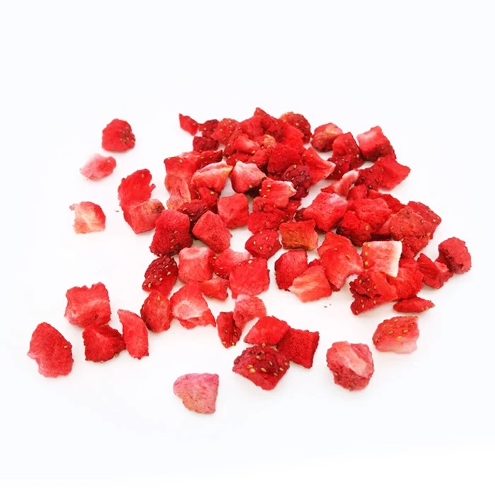 freeze dried strawberry cubes 12